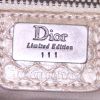 Bolso para llevar al hombro o en la mano Dior Gaucho en piel de pitón beige - Detail D3 thumbnail