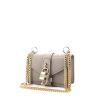 Chloé Aby mini handbag in grey leather - 00pp thumbnail