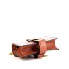 Chloé Aby mini handbag in brown leather - Detail D5 thumbnail