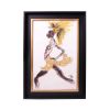 Gladys Perint Palmer, "Alek Wek parading for Jean-Paul Gaulter", original fashion drawing published in ELLE (UK) in 1991, mixed techniques on paper, signed and framed - 00pp thumbnail