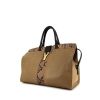 Yves Saint Laurent Chyc handbag in taupe leather and brown python - 00pp thumbnail