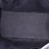 Bolso de mano Yves Saint Laurent Chyc en cuero color topo y piel de pitón marrón - Detail D2 thumbnail