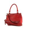 Borsa a tracolla Givenchy Pandora modello medio in pelle rossa - 00pp thumbnail