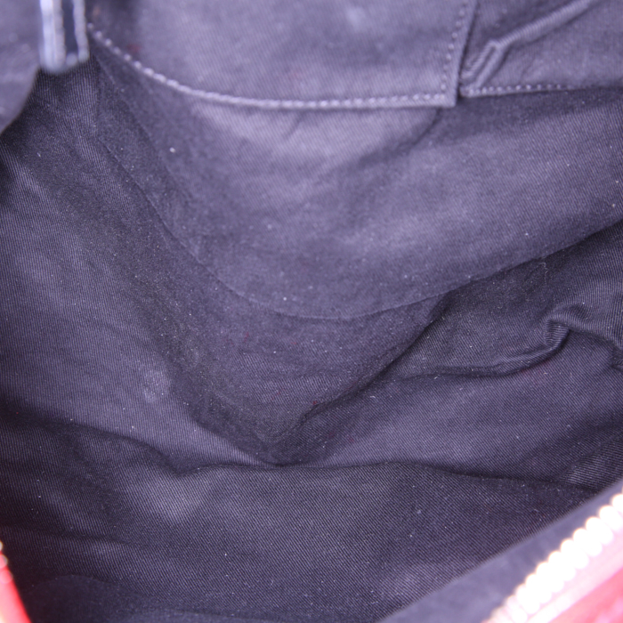 Borsa a tracolla Givenchy Pandora modello medio in pelle rossa - Detail D3