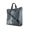Louis Vuitton Edition Limitée Chapman Brothers shopping bag in dark blue and grey monogram canvas - 00pp thumbnail