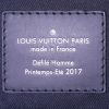Shopping bag Louis Vuitton Edition Limitée Chapman Brothers in tela monogram blu notte e grigia con decoro di animali - Detail D4 thumbnail