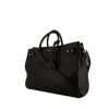 Saint Laurent Sac de jour souple large model shopping bag in black leather - 00pp thumbnail