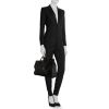 Saint Laurent Sac de jour souple large model shopping bag in black leather - Detail D1 thumbnail