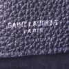 Saint Laurent Sac de jour souple large model shopping bag in black leather - Detail D4 thumbnail