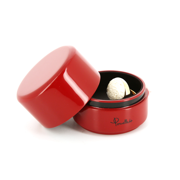 Sortija Pomellato Victoria en oro rosa,  ágata blanca y diamante - Detail D2