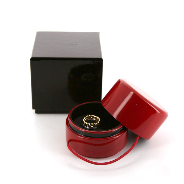 Anello Pomellato Milano modello medio in oro rosa,  oro bianco e diamanti - Detail D2