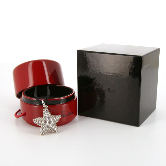 Ciondolo Pomellato Sirène in oro bianco e pietra di luna - Detail D2