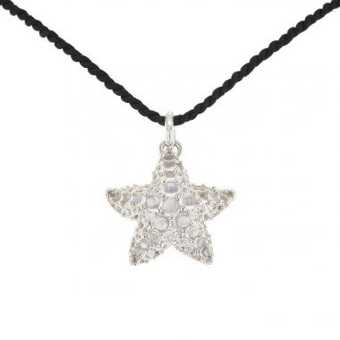 Colgante Pomellato Sirène en oro blanco y piedra lunar