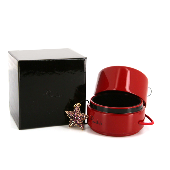 Ciondolo Pomellato Sirène in oro giallo e tormaline rosa - Detail D2