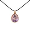 Pomellato Arabesques pendant in pink gold and amethyst - 00pp thumbnail