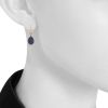 Pomellato Tabou earrings in pink gold,  silver and amethysts - Detail D1 thumbnail