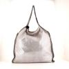 Stella McCartney Falabella handbag in silver canvas - 360 thumbnail