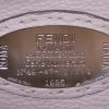 Fendi Peekaboo medium model handbag in grey grained leather - Detail D4 thumbnail