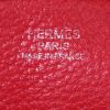 Hermes Evelyne small model shoulder bag in red togo leather - Detail D3 thumbnail