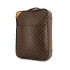 Valigia flessibile Louis Vuitton Pegase 50 cm in tela monogram marrone e pelle naturale - 00pp thumbnail