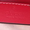 Borsa a tracolla Gucci GG Marmont mini in pelle trapuntata rossa con decori geometrici - Detail D4 thumbnail