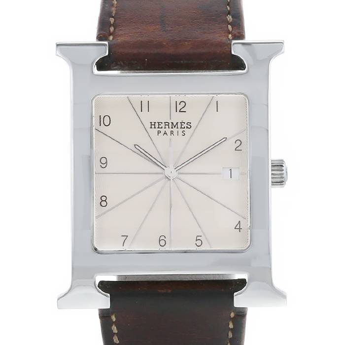 Orologio Hermes Heure H in acciaio Ref :  HH1.810 Circa  2000
