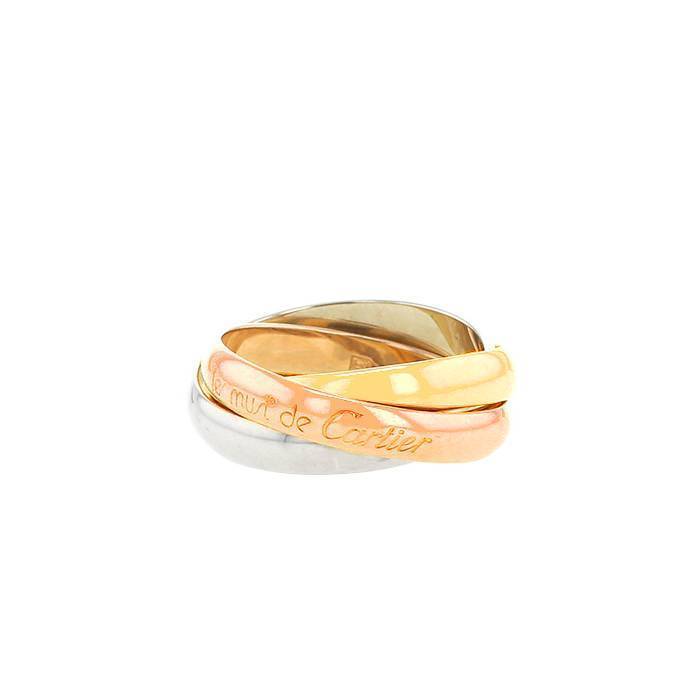 Cartier Trinity medium model ring in 3 golds - 00pp