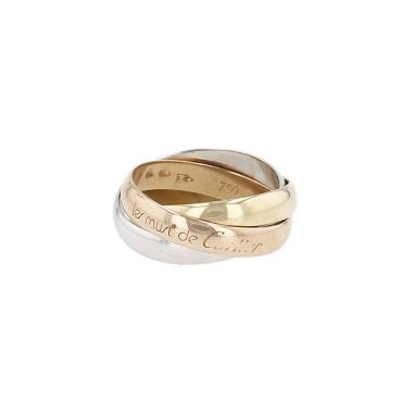 Cartier Trinity "les Must de Cartier" medium model ring in 3 golds