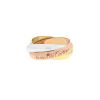 Bague Cartier Trinity "les Must de Cartier" moyen modèle en 3 ors, taille 49 - 00pp thumbnail