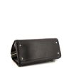 Salvatore Ferragamo Gancini Lock Tote handbag in black leather - Detail D5 thumbnail