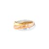 Cartier Trinity medium model ring in 3 golds, size 58 - 00pp thumbnail