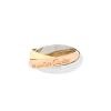 Cartier Trinity medium model ring in 3 golds, size 57 - 00pp thumbnail