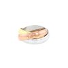 Cartier Trinity medium model ring in 3 golds, size 64 - 00pp thumbnail