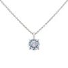 Pendentif Chopard So Happy Diamonds en or blanc,  cristal de roche bleu-ciel et diamant - 00pp thumbnail