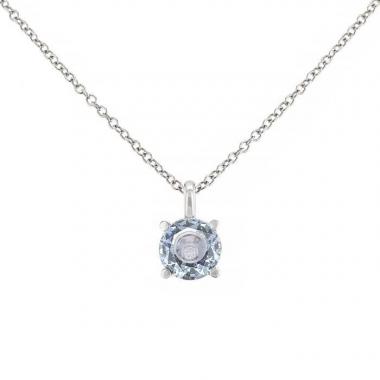 Pendentif Chopard So Happy Diamonds en or blanc,  cristal de roche bleu-ciel et diamant