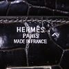 Hermes Birkin 35 cm handbag in grey Graphite porosus crocodile - Detail D3 thumbnail