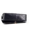 Chanel Mademoiselle shoulder bag in navy blue quilted leather - Detail D4 thumbnail