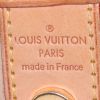 Borsa Louis Vuitton  Galliera in tela a scacchi azzurro e pelle naturale - Detail D3 thumbnail