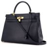 Hermès  Kelly 35 cm handbag  in navy blue epsom leather - 00pp thumbnail