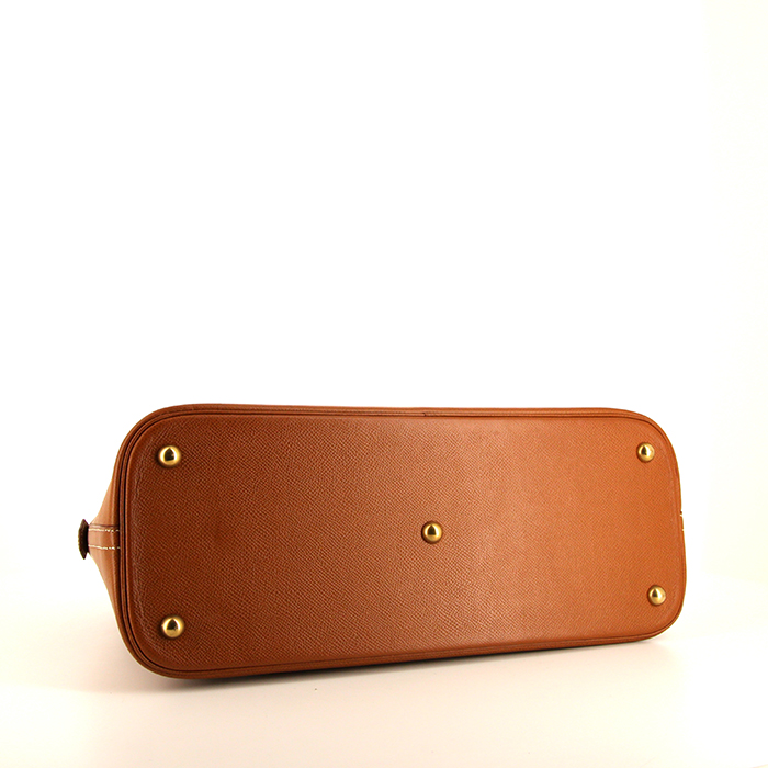 Borsa Hermès Bolide 35 cm in pelle Epsom gold - Detail D5