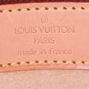 Shopping bag Louis Vuitton Babylone in tela monogram marrone e pelle naturale - Detail D3 thumbnail