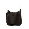 Hermes Evelyne large model shoulder bag in brown ebene togo leather - 00pp thumbnail