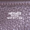 Borsa a tracolla Hermes Evelyne modello grande in pelle togo marrone ebano - Detail D3 thumbnail