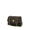 Chanel Vintage handbag in black quilted leather - 00pp thumbnail