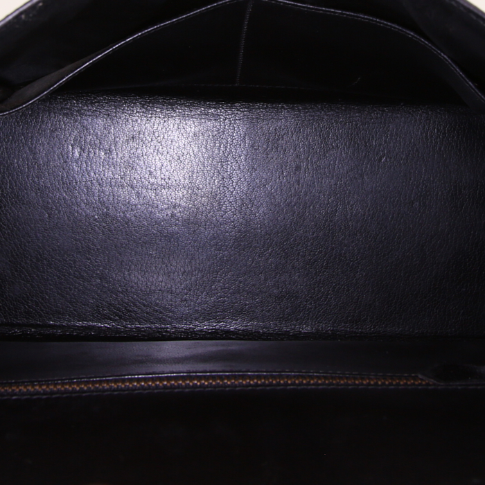 Borsa Hermès  Kelly 28 cm in pelle box nera - Detail D3