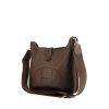 Hermes Evelyne small model shoulder bag in brown leather taurillon clémence - 00pp thumbnail