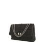 Chanel 2.55 shoulder bag in anthracite grey felt lined whool - 00pp thumbnail