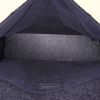 Borsa a tracolla Chanel 2.55 in feltro di lana grigio antracite - Detail D3 thumbnail