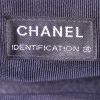 Chanel 2.55 shoulder bag in anthracite grey felt lined whool - Detail D4 thumbnail