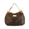 Louis Vuitton Galliera small model handbag in brown monogram canvas and natural leather - 360 thumbnail
